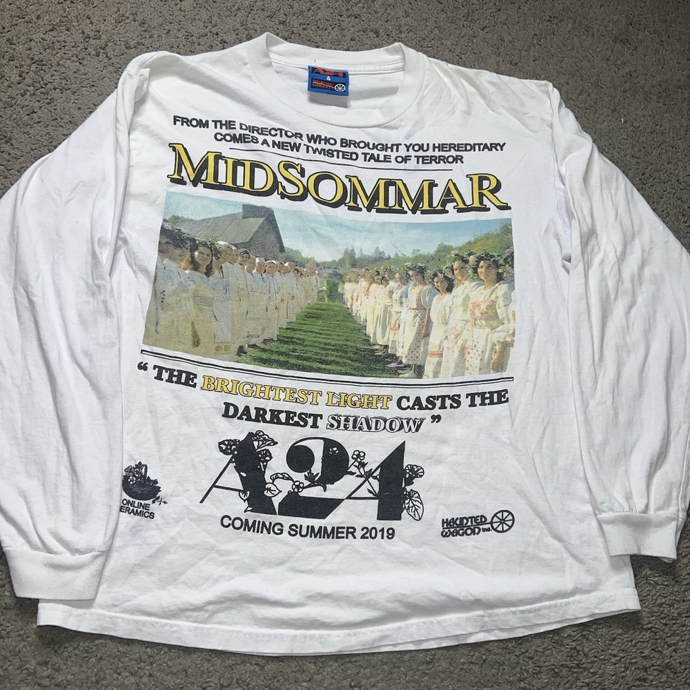 Midsommar Online Ceramics Haunted Wagon A24 Long Sleeve Mens XL 2019
